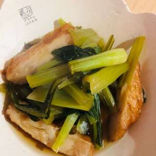 小松菜と平天の煮物